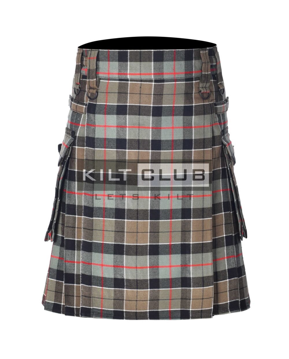 Leslie Weathered Tartan Utility Kilt