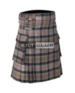 Leslie Weathered Tartan Utility Kilt - Image 2