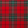 MacAuley Red Modern Tartan Fabric