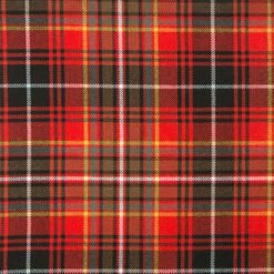 MacInnes Red Weathered Tartan Fabric