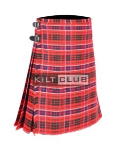 Alternative view of Macrae Red Tartan Kilt