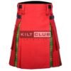 Red Cotton - Irish Tartan Hybrid Kilt