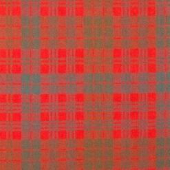 Ross Red Weathered Tartan Fabric