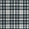Scott Black And White Modern Tartan Fabric