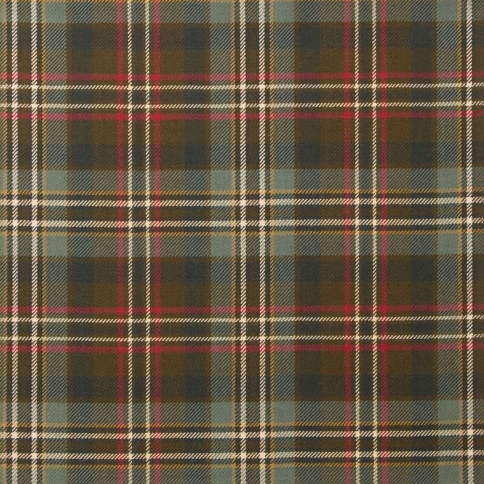 Scott Green Weathered Tartan Fabric