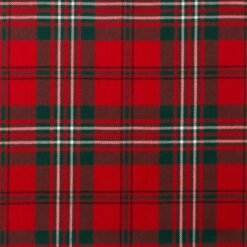 Scott Red Modern Tartan Fabric