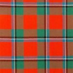 Sinclair Red Ancient Tartan Fabric