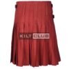 Solid Maroon 8 Yard Kilt