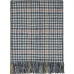 St Abbs Grey Check Lambswool Tartan Fabric