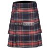 Stewart Black Tartan Utility Kilt