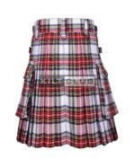 Stewart Dress Tartan Utility Kilt - Image 4
