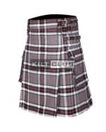Thomson Gray Tartan Utility Kilt - Image 3