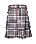 Thomson Gray Tartan Utility Kilt - Image 4