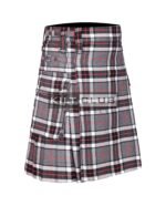Thomson Gray Tartan Utility Kilt - Image 2