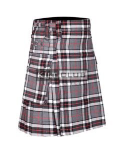 Alternative view of Thomson Gray Tartan Utility Kilt