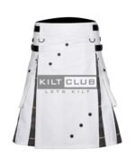 White Cotton - Mackenzie Weathered Tartan Hybrid Kilt