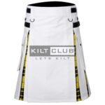 White Cotton – MacLeod of Lewis Tartan Hybrid Kilt
