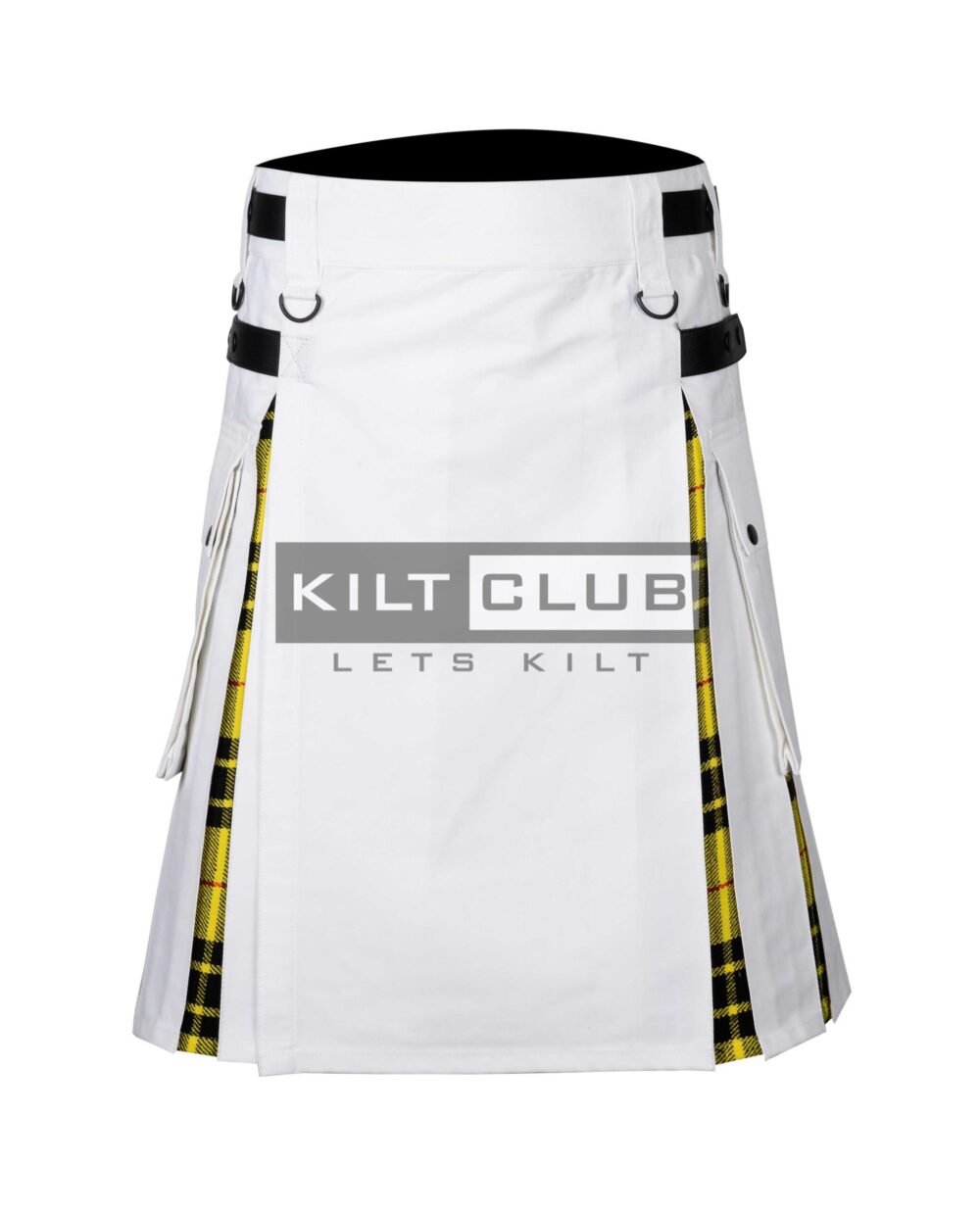 White Cotton – MacLeod of Lewis Tartan Hybrid Kilt