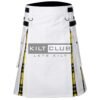 White Cotton – MacLeod of Lewis Tartan Hybrid Kilt