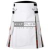 White Cotton - Munro Tartan Hybrid Kilt