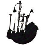 Scottish Black Watch Highland Bagpipe silver Mounts