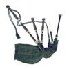 Scottish Great Highland Bagpipe Black Finish with Silver mounts