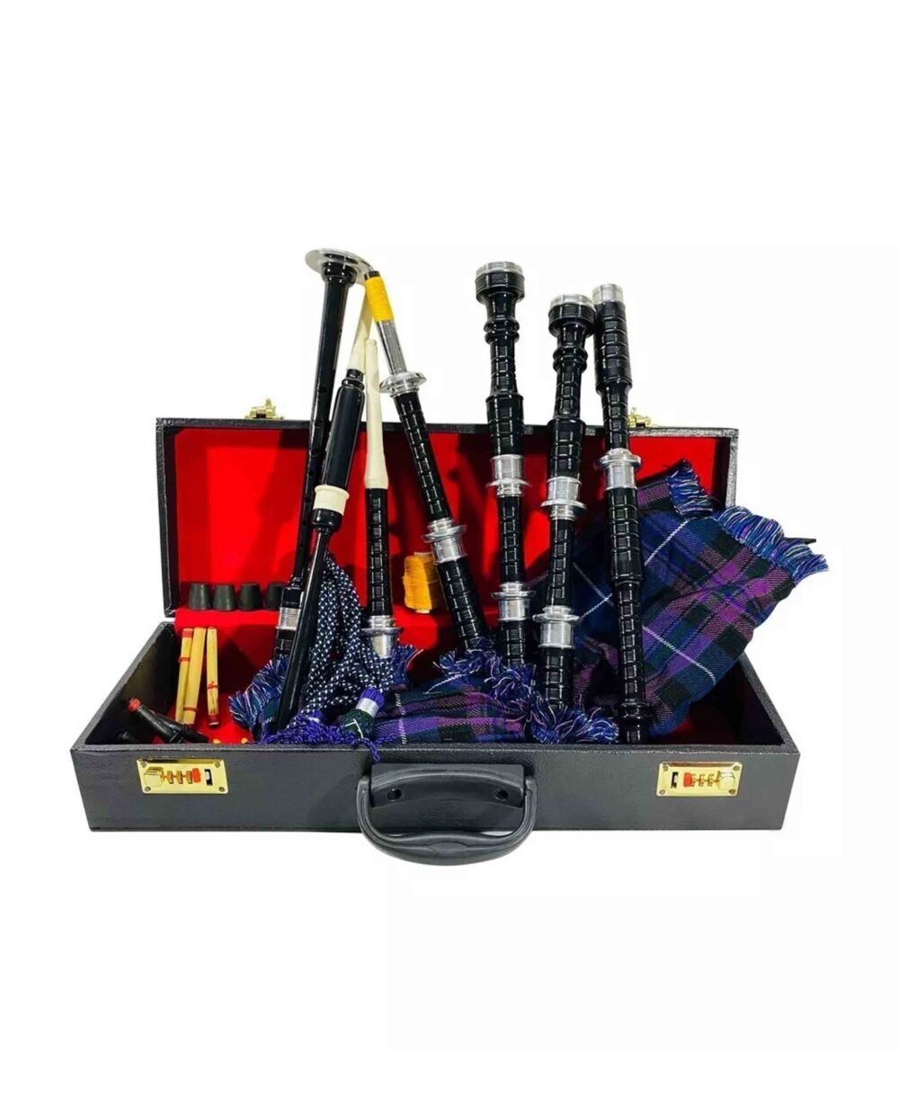Pride of Scotland Bagpipe Scottish Silver Mounths