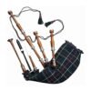 Scottish Silver Mount Rosewood Black Bagpipes