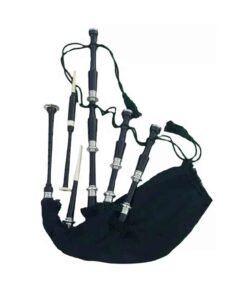 Scottish Silver mounts Black Watch Bagpipes