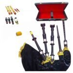 Professional Synthetic Teflon Scottish Bagpipe Set For Adults