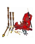 Scottish Highland Bagpipes Silver Mounts Bag - Image 2