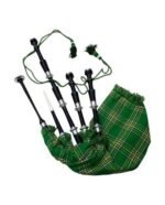 Scottish Silver Mount Rosewood Black Bagpipes - Image 3
