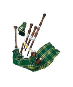 Alternative view of Great Highland Scottish Bagpipes Silver Mounts