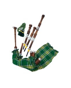 Alternative view of Great Highland Scottish Bagpipes Silver Mounts