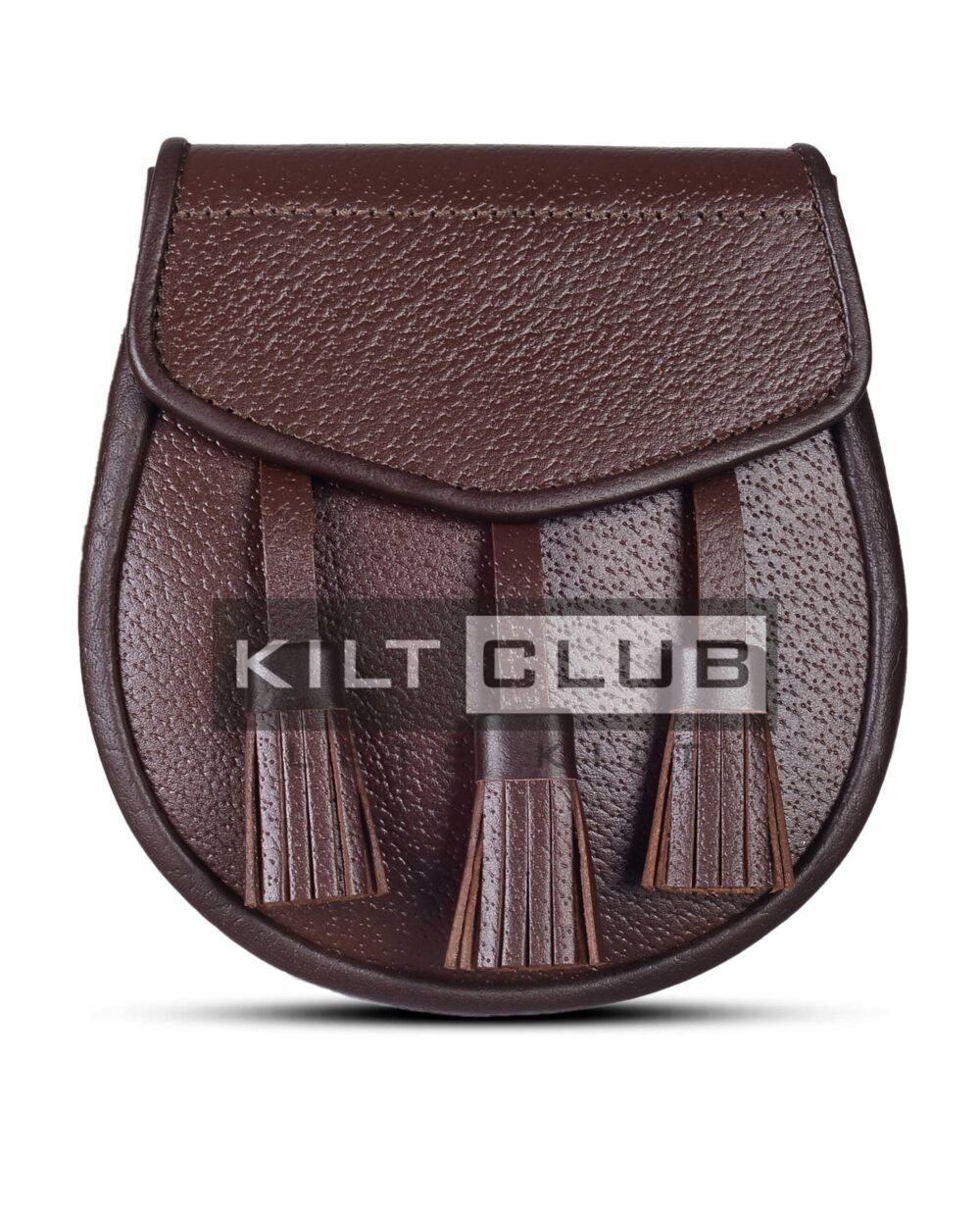 Plain Brown Leather Day Sporran