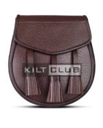 Plain Brown Leather Day Sporran