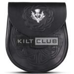 Thistle Emblem Full Embossed Day Sporran