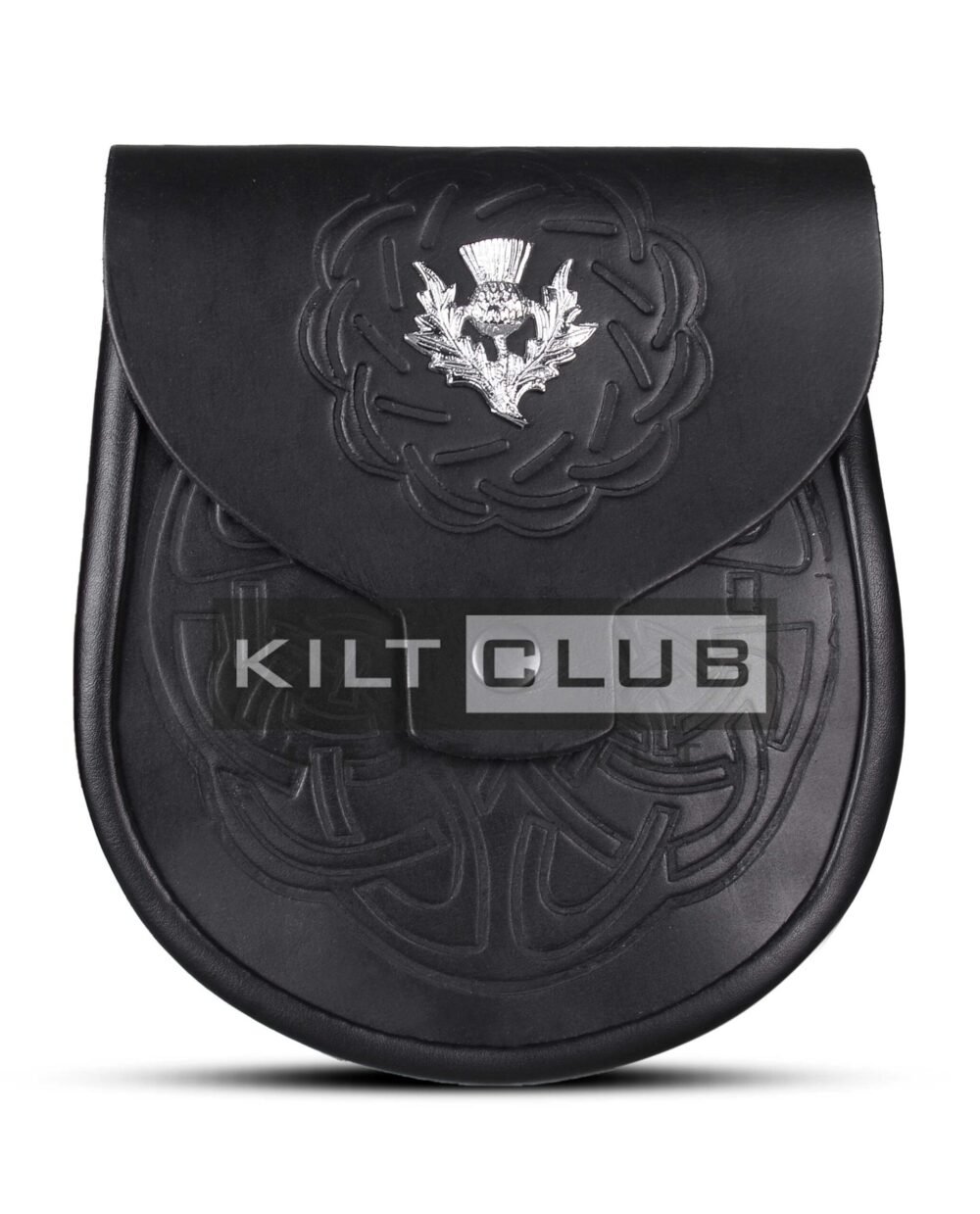 Thistle Emblem Full Embossed Day Sporran