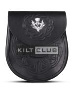 Thistle Emblem Full Embossed Day Sporran