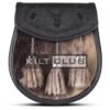Seal Fur Laser Etching Semi Dress Sporran