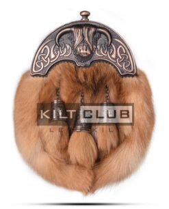 Bronze Highland Cow Red Fox Fur Sporran