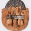 Bronze Thistle Red Fox Full Dress Sporran