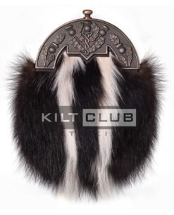 Bronze Thistle Skunk Fur Full Dress Sporran
