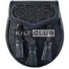 Black Leather Celtic Knot Day Sporran