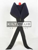 Plain Navy Blue Wool Cap - Image 4
