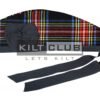 Stewart Black Tartan Cap
