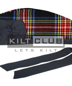 Stewart Black Tartan Cap