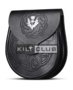 Thistle Emblem Full Embossed Day Sporran - Image 3