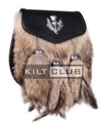 Coyote Fur Semi Dress Sporran - Image 3
