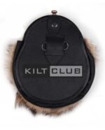 Bronze Thistle Coyote Fur Full Dress Sporran - Image 4